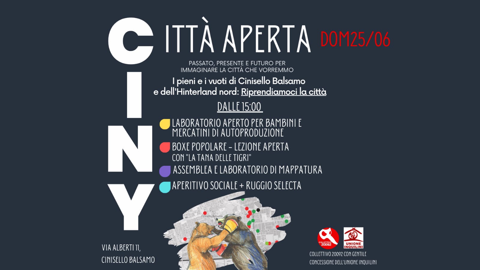 25.06 | Ciny città aperta: giornata di incontri e socialità